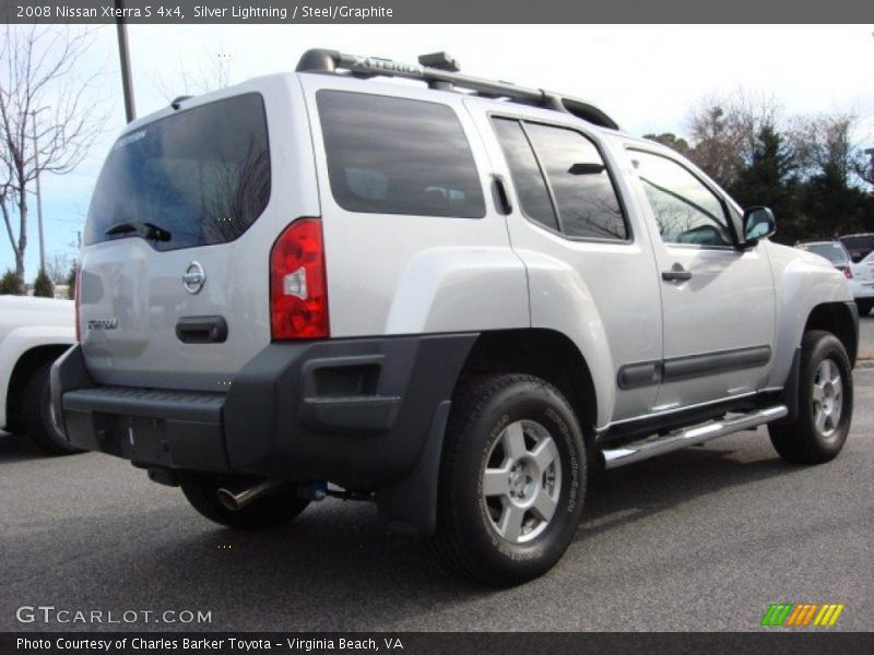 Silver Lightning / Steel/Graphite 2008 Nissan Xterra S 4x4