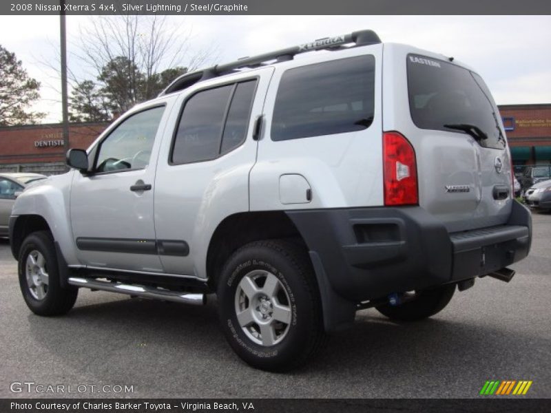 Silver Lightning / Steel/Graphite 2008 Nissan Xterra S 4x4