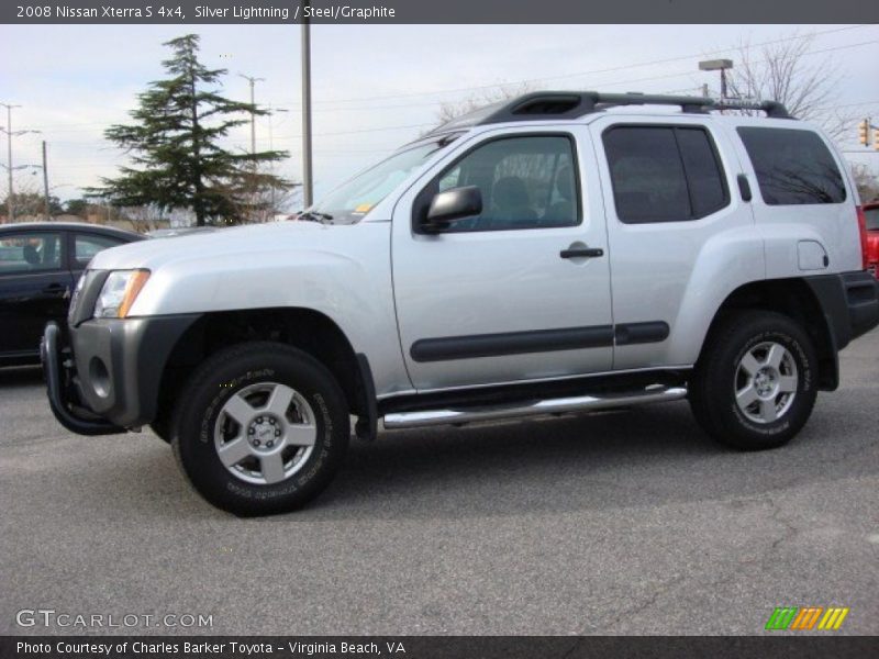 Silver Lightning / Steel/Graphite 2008 Nissan Xterra S 4x4