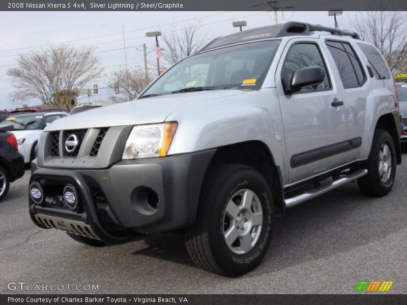 Silver Lightning / Steel/Graphite 2008 Nissan Xterra S 4x4
