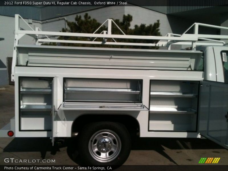 Oxford White / Steel 2012 Ford F350 Super Duty XL Regular Cab Chassis
