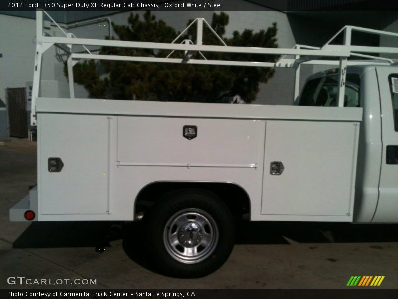 Oxford White / Steel 2012 Ford F350 Super Duty XL Regular Cab Chassis