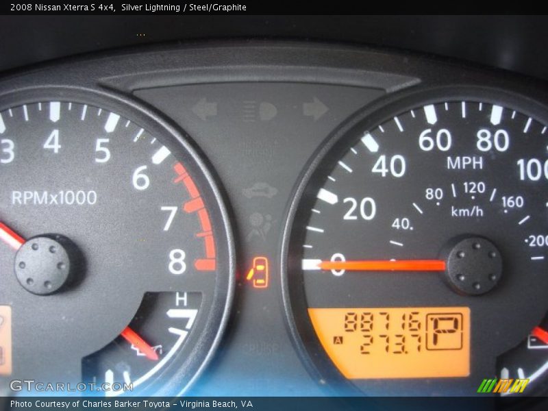 Silver Lightning / Steel/Graphite 2008 Nissan Xterra S 4x4