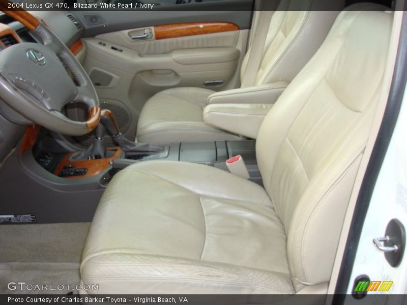 Blizzard White Pearl / Ivory 2004 Lexus GX 470