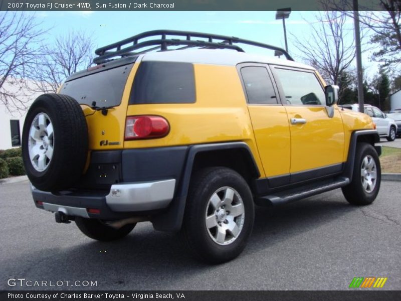 Sun Fusion / Dark Charcoal 2007 Toyota FJ Cruiser 4WD