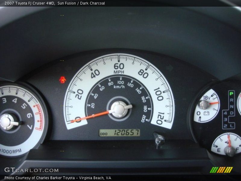 Sun Fusion / Dark Charcoal 2007 Toyota FJ Cruiser 4WD
