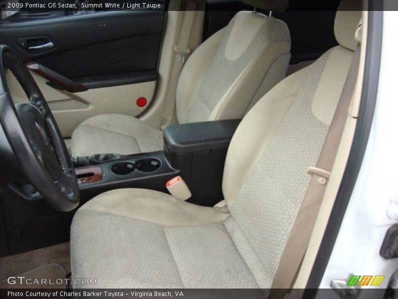 Summit White / Light Taupe 2009 Pontiac G6 Sedan