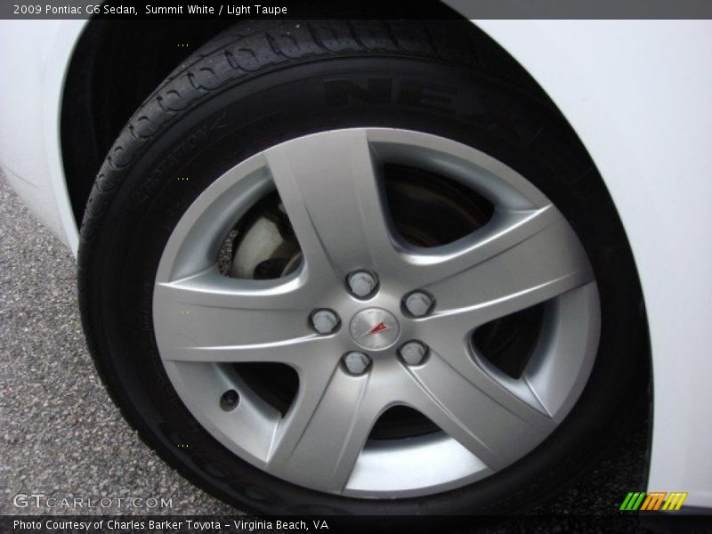 Summit White / Light Taupe 2009 Pontiac G6 Sedan