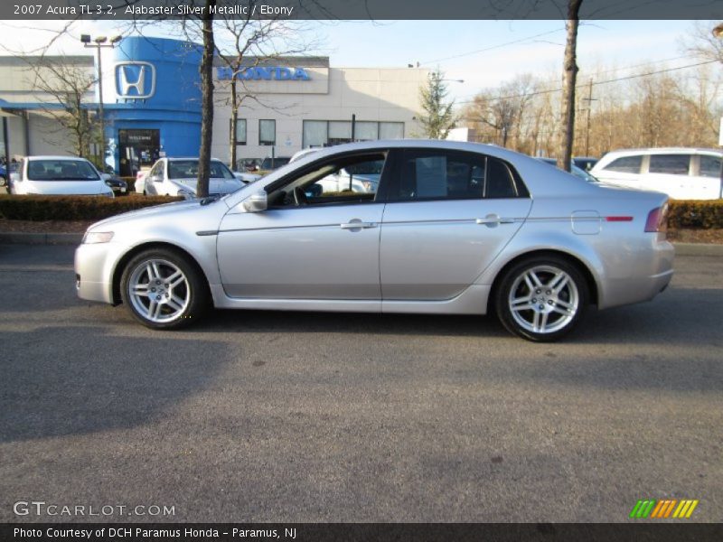 Alabaster Silver Metallic / Ebony 2007 Acura TL 3.2