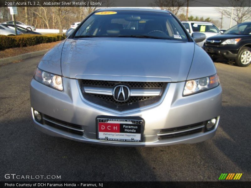 Alabaster Silver Metallic / Ebony 2007 Acura TL 3.2