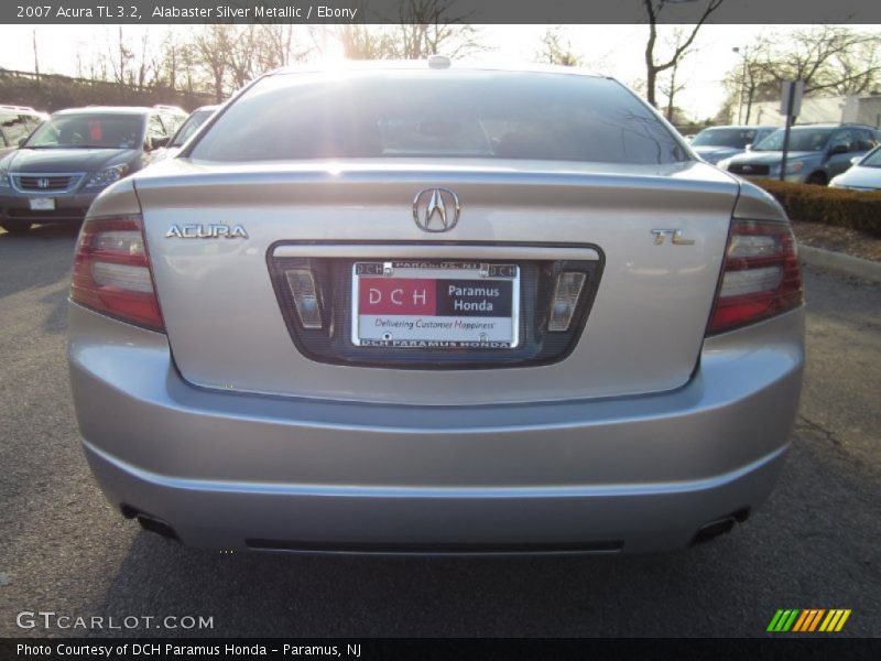 Alabaster Silver Metallic / Ebony 2007 Acura TL 3.2