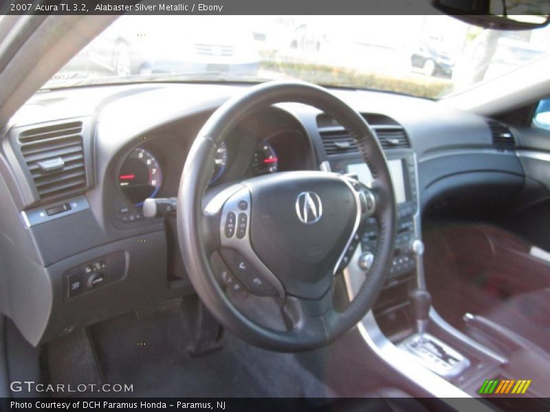 Alabaster Silver Metallic / Ebony 2007 Acura TL 3.2