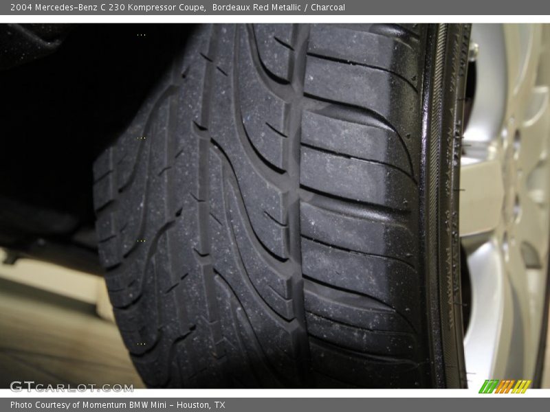 Bordeaux Red Metallic / Charcoal 2004 Mercedes-Benz C 230 Kompressor Coupe
