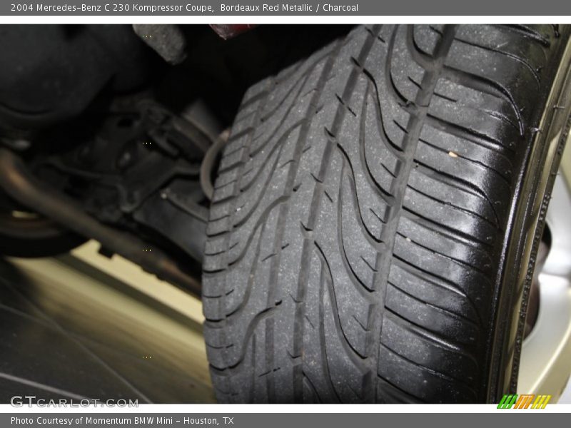 Bordeaux Red Metallic / Charcoal 2004 Mercedes-Benz C 230 Kompressor Coupe