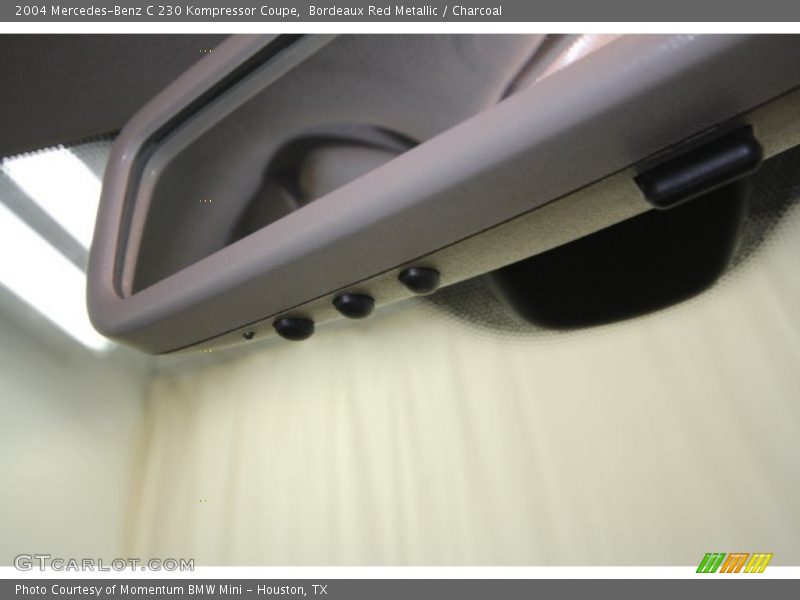 Bordeaux Red Metallic / Charcoal 2004 Mercedes-Benz C 230 Kompressor Coupe