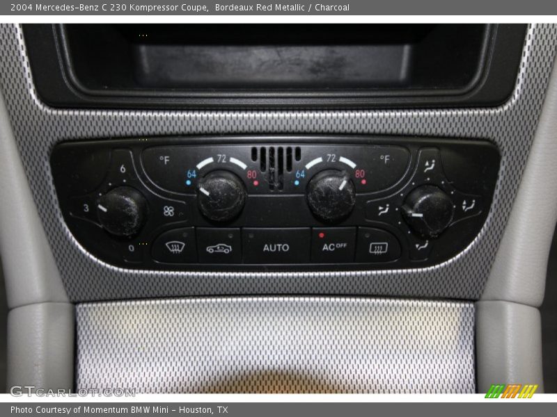 Bordeaux Red Metallic / Charcoal 2004 Mercedes-Benz C 230 Kompressor Coupe