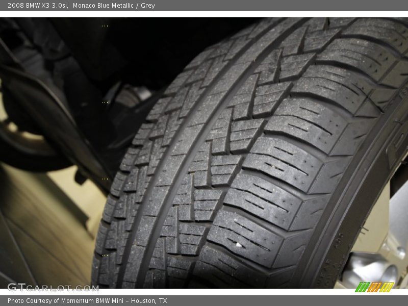 Monaco Blue Metallic / Grey 2008 BMW X3 3.0si