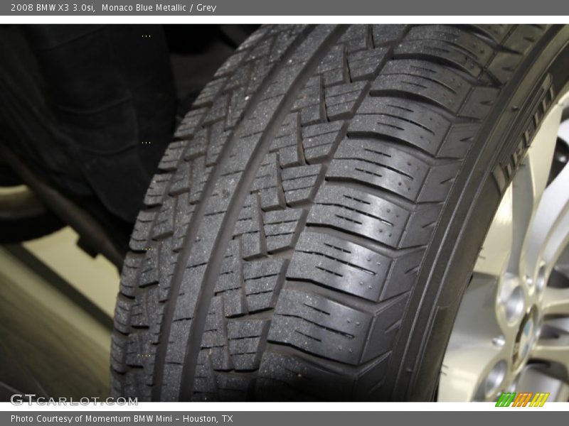 Monaco Blue Metallic / Grey 2008 BMW X3 3.0si
