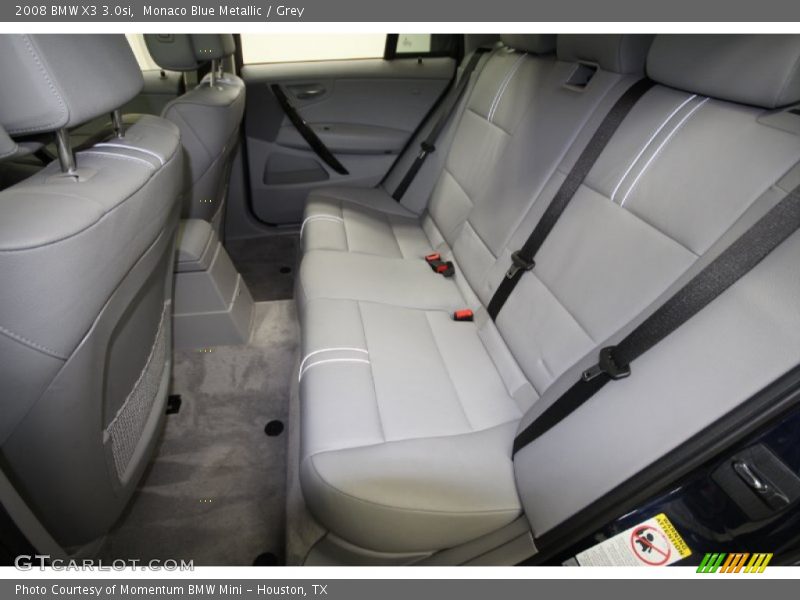 Monaco Blue Metallic / Grey 2008 BMW X3 3.0si