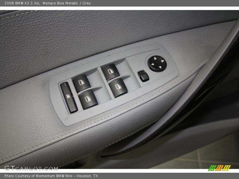 Monaco Blue Metallic / Grey 2008 BMW X3 3.0si