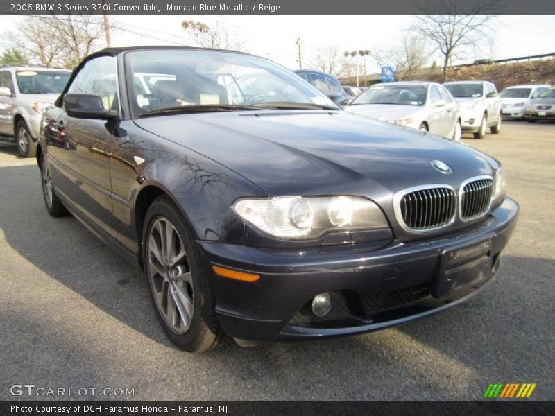 Monaco Blue Metallic / Beige 2006 BMW 3 Series 330i Convertible