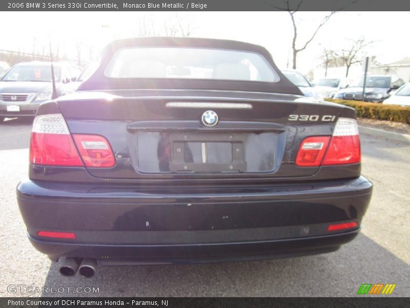 Monaco Blue Metallic / Beige 2006 BMW 3 Series 330i Convertible