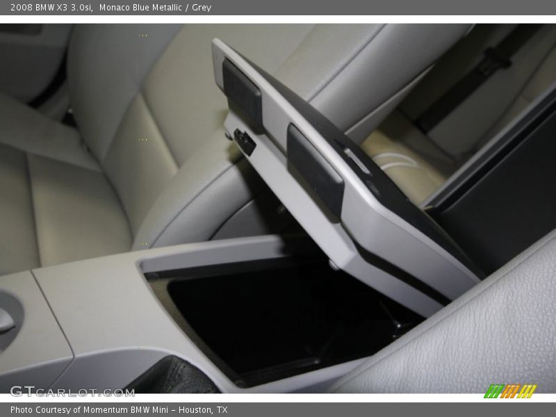 Monaco Blue Metallic / Grey 2008 BMW X3 3.0si