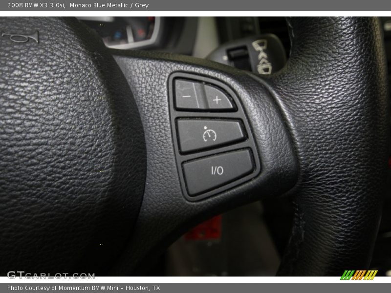 Monaco Blue Metallic / Grey 2008 BMW X3 3.0si