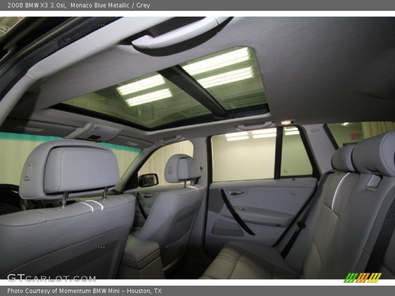 Monaco Blue Metallic / Grey 2008 BMW X3 3.0si