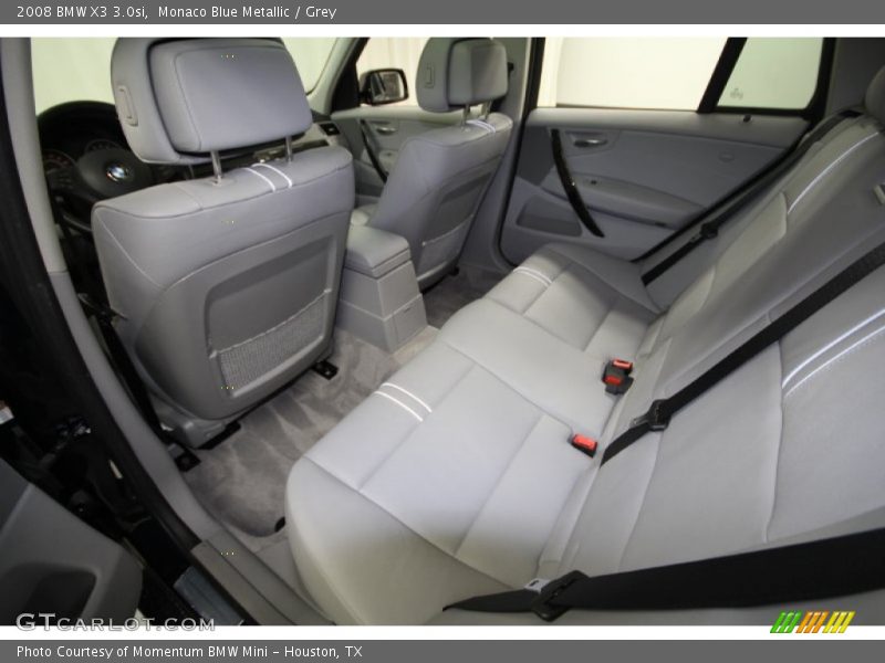 Monaco Blue Metallic / Grey 2008 BMW X3 3.0si