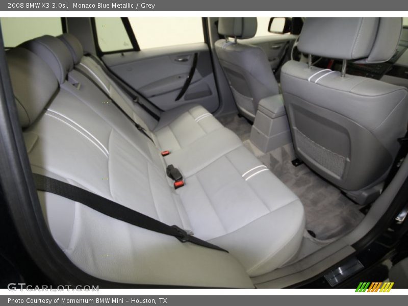 Monaco Blue Metallic / Grey 2008 BMW X3 3.0si