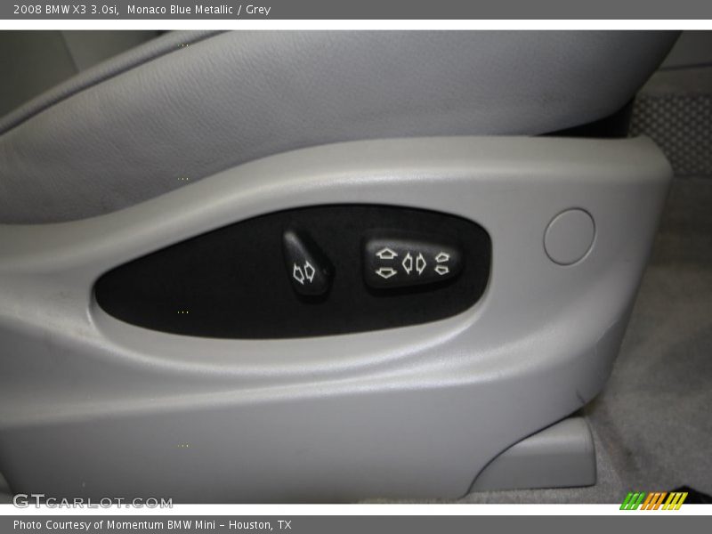 Monaco Blue Metallic / Grey 2008 BMW X3 3.0si