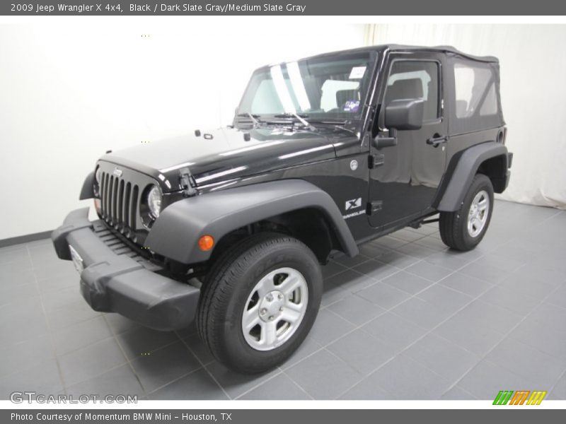 Black / Dark Slate Gray/Medium Slate Gray 2009 Jeep Wrangler X 4x4