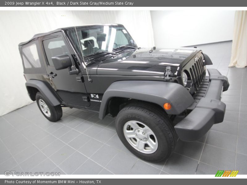Black / Dark Slate Gray/Medium Slate Gray 2009 Jeep Wrangler X 4x4
