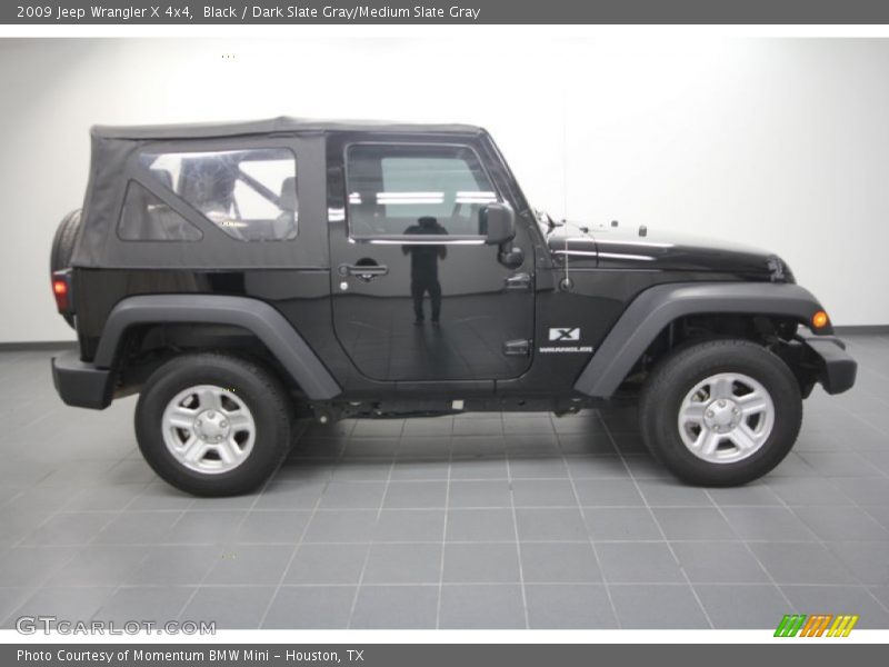 Black / Dark Slate Gray/Medium Slate Gray 2009 Jeep Wrangler X 4x4