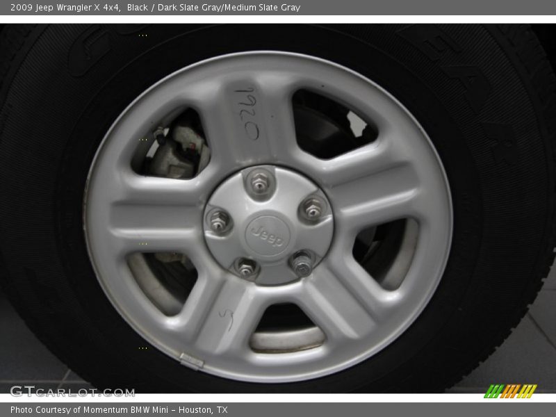 Black / Dark Slate Gray/Medium Slate Gray 2009 Jeep Wrangler X 4x4