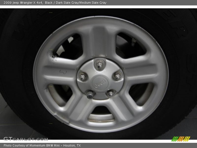 Black / Dark Slate Gray/Medium Slate Gray 2009 Jeep Wrangler X 4x4