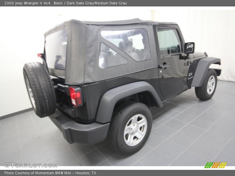 Black / Dark Slate Gray/Medium Slate Gray 2009 Jeep Wrangler X 4x4