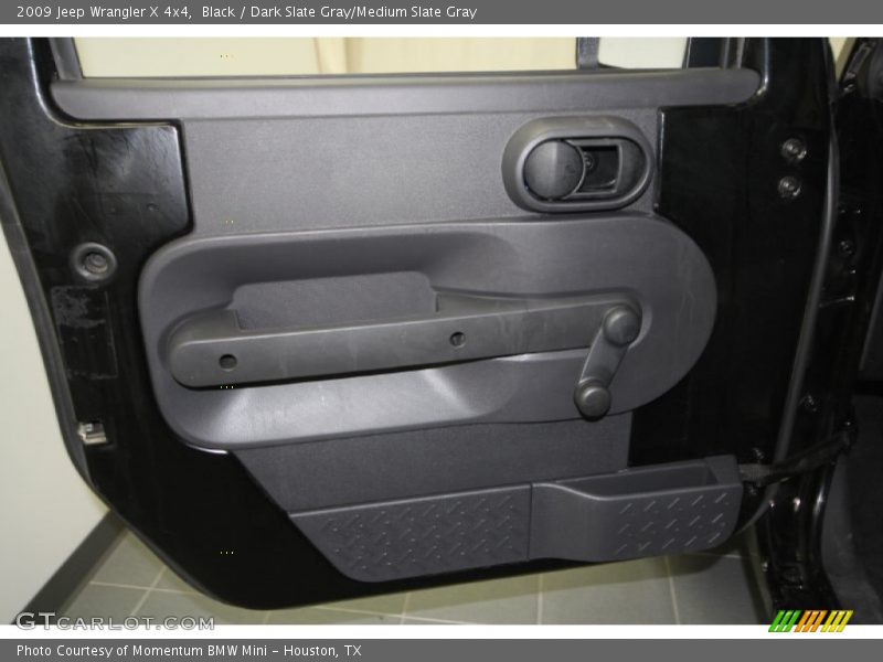 Black / Dark Slate Gray/Medium Slate Gray 2009 Jeep Wrangler X 4x4