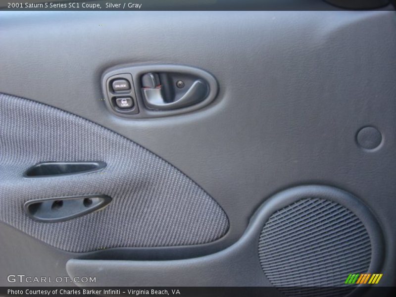 Silver / Gray 2001 Saturn S Series SC1 Coupe