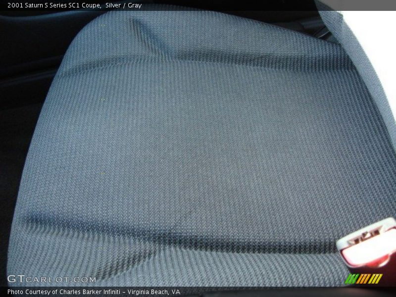 Silver / Gray 2001 Saturn S Series SC1 Coupe