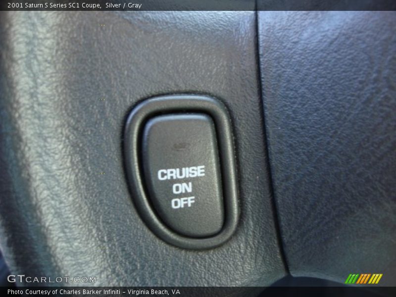 Silver / Gray 2001 Saturn S Series SC1 Coupe