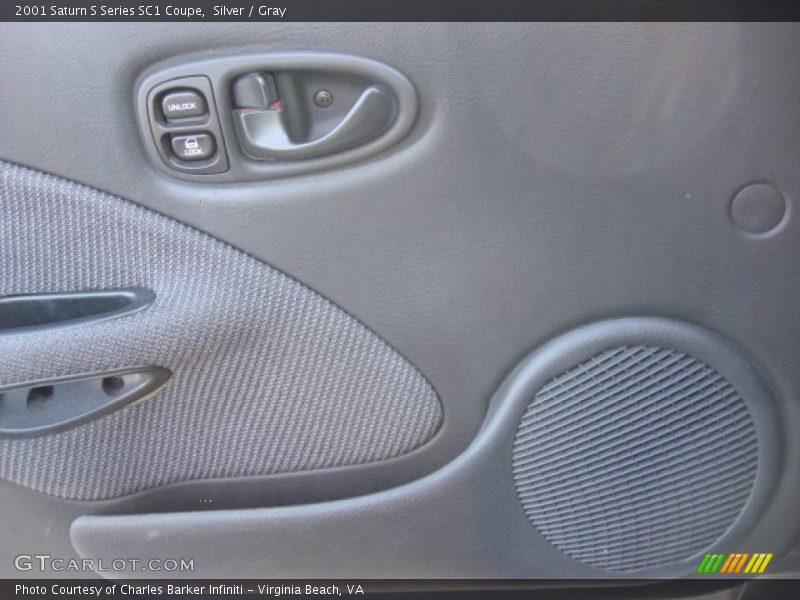 Silver / Gray 2001 Saturn S Series SC1 Coupe