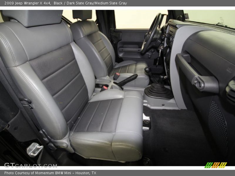 Black / Dark Slate Gray/Medium Slate Gray 2009 Jeep Wrangler X 4x4