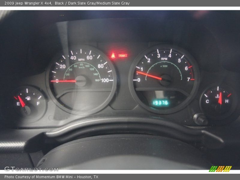 Black / Dark Slate Gray/Medium Slate Gray 2009 Jeep Wrangler X 4x4