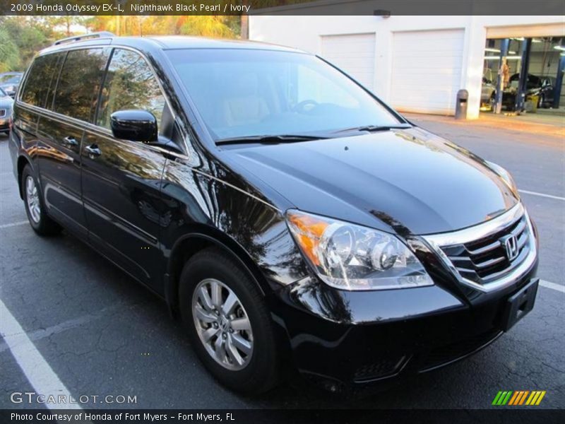 Nighthawk Black Pearl / Ivory 2009 Honda Odyssey EX-L