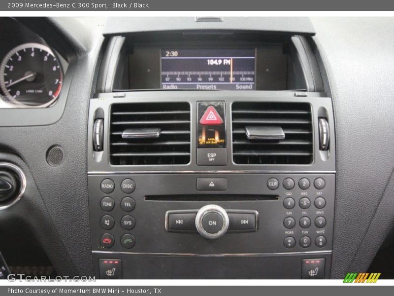 Black / Black 2009 Mercedes-Benz C 300 Sport
