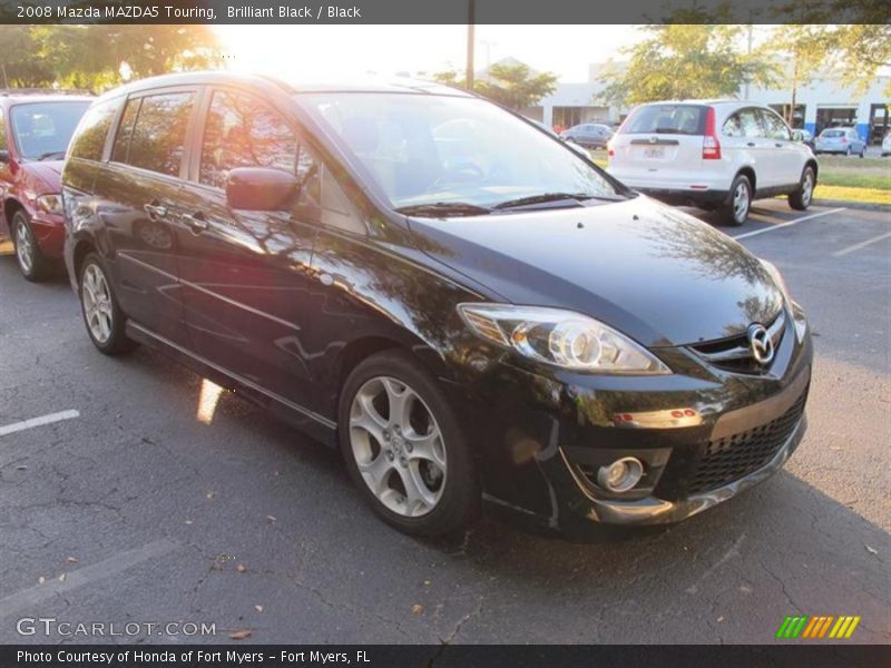Brilliant Black / Black 2008 Mazda MAZDA5 Touring