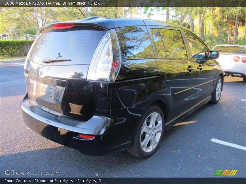 Brilliant Black / Black 2008 Mazda MAZDA5 Touring