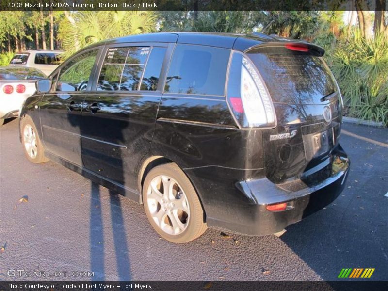 Brilliant Black / Black 2008 Mazda MAZDA5 Touring